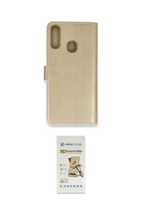 ieg™ Galaxy A20S Kılıf Siluet Işık Serisi - Siyah Mat Seramik Nano Ekran Koruyucu