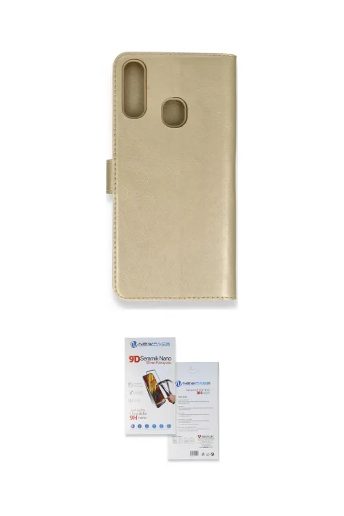 ieg™ Galaxy A20S Kılıf Siluet Işık Serisi - Siyah Seramik Nano Ekran Koruyucu