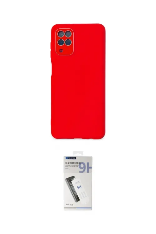 ieg™ Galaxy A22 Kılıf Çekirdek Modern Serisi - Şeffaf Uv Polymer Nano Ekran Koruyucu