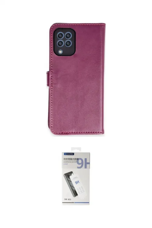 ieg™ Galaxy A22 Kılıf Siluet Işık Serisi - Şeffaf Uv Polymer Nano Ekran Koruyucu