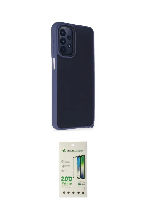 ieg™ Galaxy A23 4G Kılıf Atlas Form - Siyah 20D Premium Cam Ekran Koruyucu
