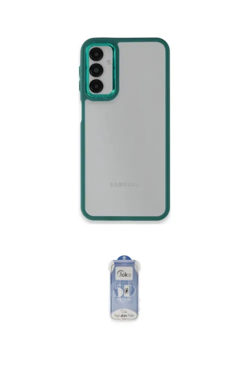 ieg™ Galaxy A24 4G Kılıf Eksen Doku Prime - Siyah Joko Magic 5D Cam
