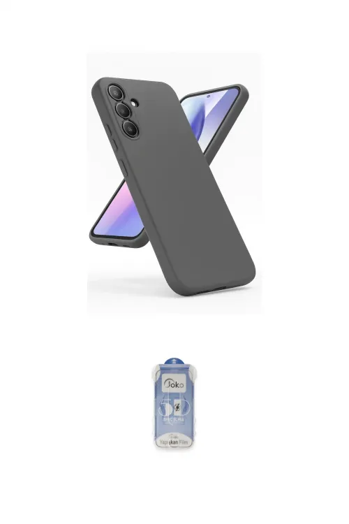 ieg™ Galaxy A24 4G Kılıf Kozmos Yansıma Özel Seri - Siyah Joko Magic 5D Cam