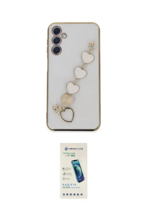 ieg™ Galaxy A24 4G Kılıf Nova Işık Prime - Şeffaf Pasifik Cam Ekran Koruyucu