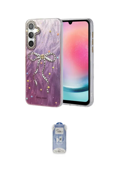 ieg™ Galaxy A24 4G Kılıf Zirve Modern Prime - Siyah Joko Magic 5D Cam