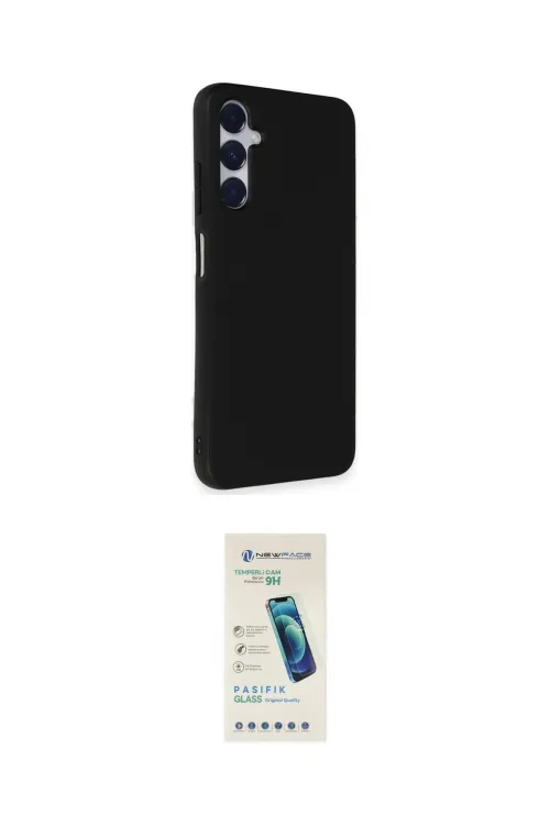 ieg™ Galaxy A25 5G Kılıf Akış Asil Koleksiyonu - Şeffaf Pasifik Cam Ekran Koruyucu