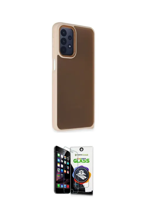 ieg™ Galaxy A33 5G Kılıf Atlas Form - Şeffaf Temperli Cam Ekran Koruyucu