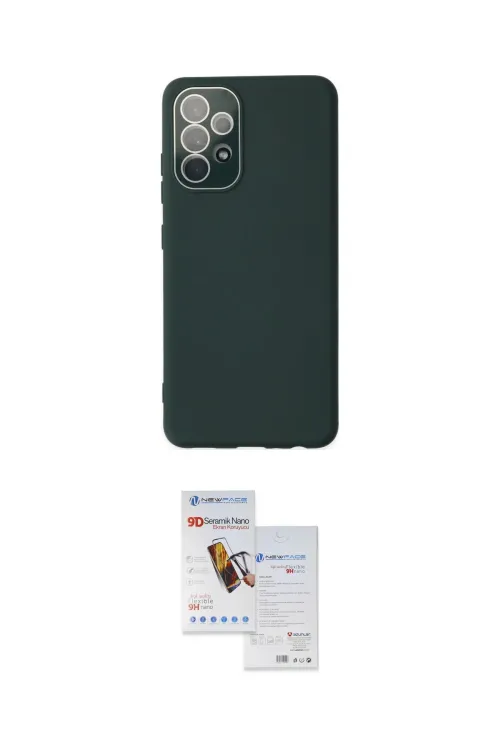 ieg™ Galaxy A33 5G Kılıf Çekirdek Modern Serisi - Siyah Seramik Nano Ekran Koruyucu