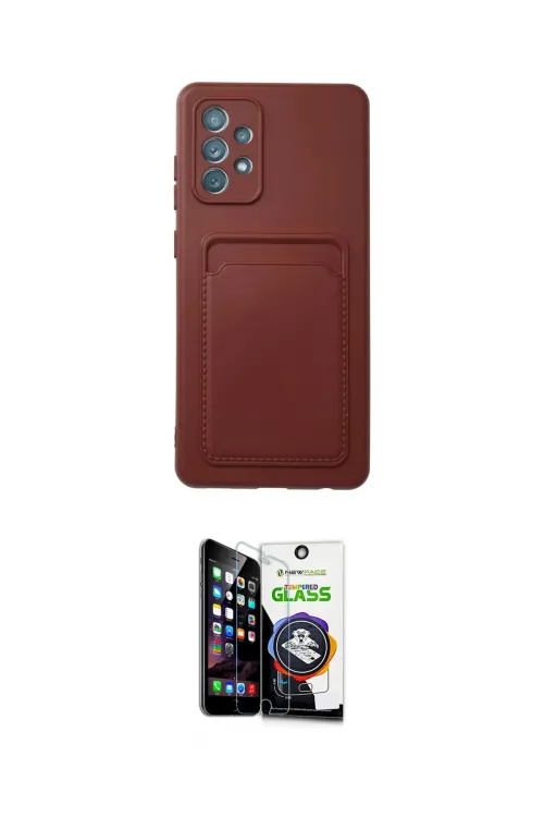 ieg™ Galaxy A33 5G Kılıf Vadi Çizgi Prime - Şeffaf Temperli Cam Ekran Koruyucu