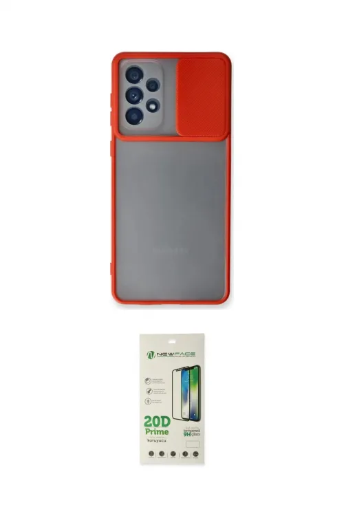 ieg™ Galaxy A33 5G Kılıf Vadi Çizgi - Siyah 20D Premium Cam Ekran Koruyucu