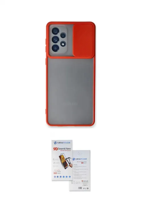 ieg™ Galaxy A33 5G Kılıf Vadi Çizgi - Siyah Seramik Nano Ekran Koruyucu