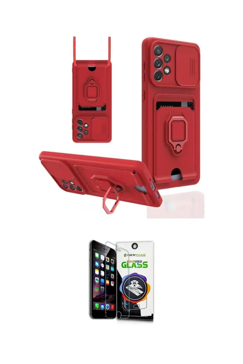 ieg™ Galaxy A33 5G Kılıf Vadi Form Prime - Şeffaf Temperli Cam Ekran Koruyucu