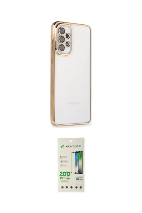 ieg™ Galaxy A33 5G Kılıf Vadi Minimal - Siyah 20D Premium Cam Ekran Koruyucu