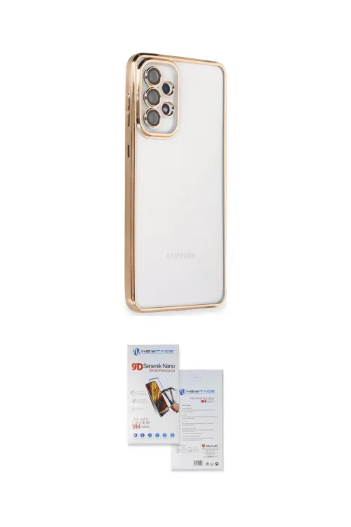 ieg™ Galaxy A33 5G Kılıf Vadi Minimal - Siyah Seramik Nano Ekran Koruyucu