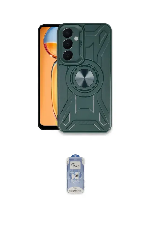 ieg™ Galaxy A35 5G Kılıf Nova Yansıma Prime - Siyah Joko Magic 5D Cam