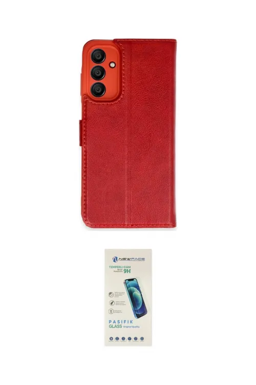 ieg™ Galaxy A35 5G Kılıf Siluet Işık Serisi - Şeffaf Pasifik Cam Ekran Koruyucu