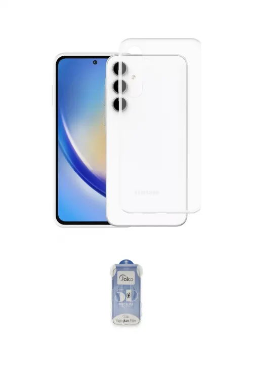 ieg™ Galaxy A35 5G Kılıf Zirve Doku - Siyah Joko Magic 5D Cam
