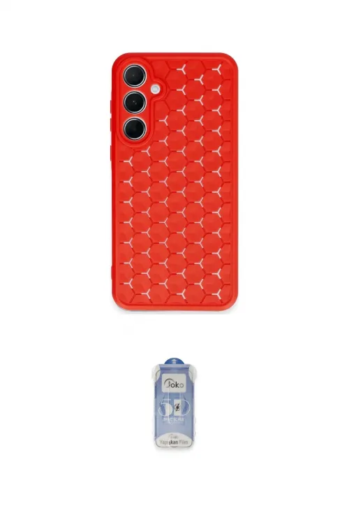 ieg™ Galaxy A35 5G Kılıf Zirve Form - Siyah Joko Magic 5D Cam