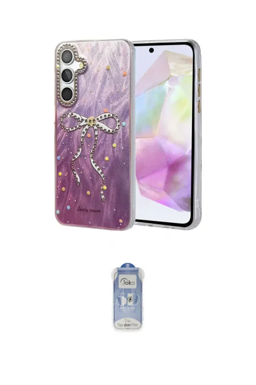 ieg™ Galaxy A35 5G Kılıf Zirve Modern Prime - Siyah Joko Magic 5D Cam