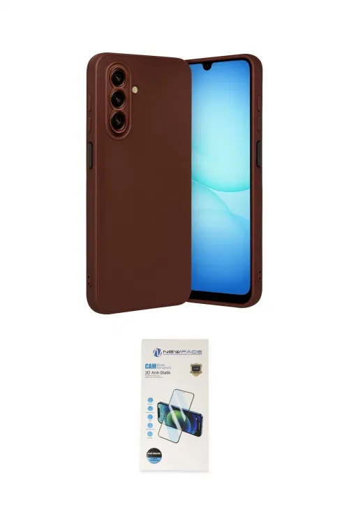 ieg™ Galaxy A37 5G Kılıf Nova Işık - Şeffaf 3D Antistatik Cam Ekran Koruyucu