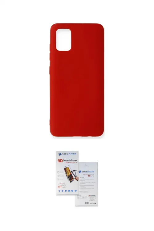 ieg™ Galaxy A51 Kılıf Ahenk Serisi - Siyah Seramik Nano Ekran Koruyucu