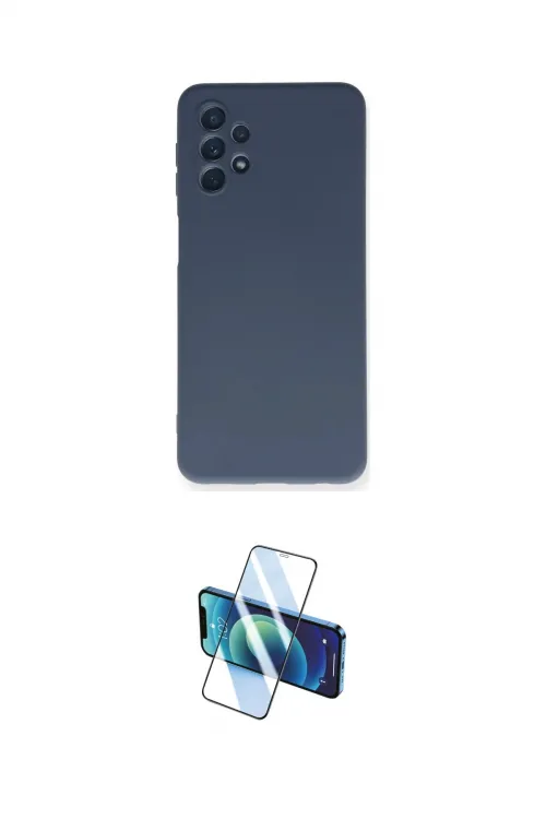 ieg™ Galaxy A52 Kılıf Ahenk Serisi - Siyah 3D Antistatik Cam Ekran Koruyucu