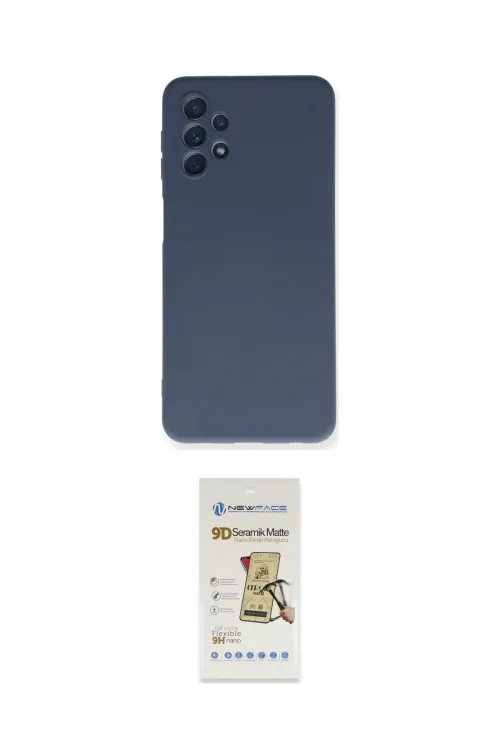 ieg™ Galaxy A52 Kılıf Ahenk Serisi - Siyah Mat Seramik Nano Ekran Koruyucu