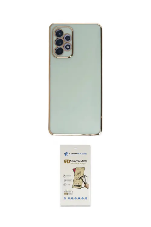 ieg™ Galaxy A52 Kılıf Yankı Serisi - Siyah Mat Seramik Nano Ekran Koruyucu