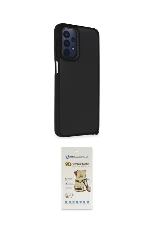 ieg™ Galaxy A53 5G Kılıf Atlas Form - Siyah Mat Seramik Nano Ekran Koruyucu
