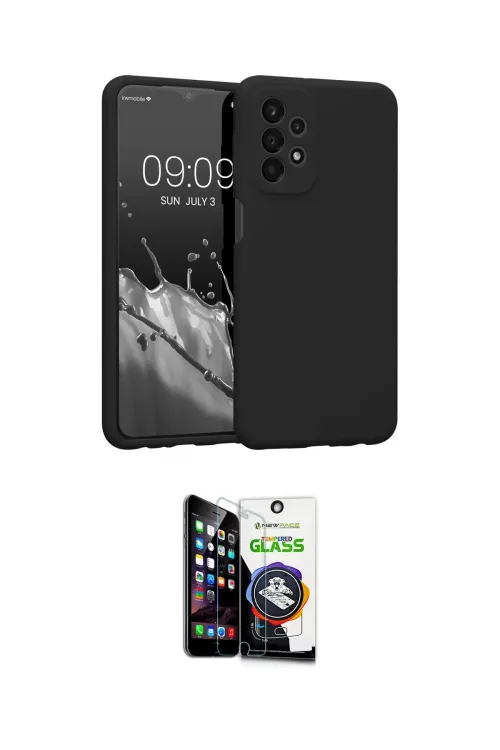 ieg™ Galaxy A53 5G Kılıf Kozmos Yansıma Özel Seri - Şeffaf Temperli Cam Ekran Koruyucu