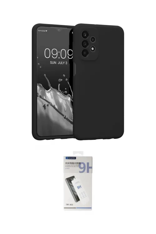 ieg™ Galaxy A53 5G Kılıf Kozmos Yansıma Özel Seri - Şeffaf Uv Polymer Nano Ekran Koruyucu