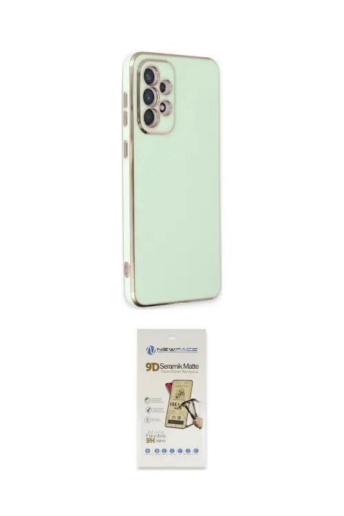 ieg™ Galaxy A53 5G Kılıf Yankı Serisi - Siyah Mat Seramik Nano Ekran Koruyucu