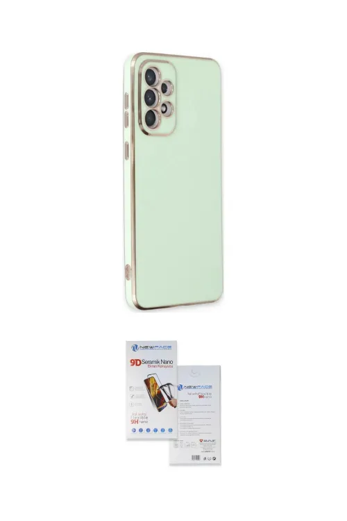 ieg™ Galaxy A53 5G Kılıf Yankı Serisi - Siyah Seramik Nano Ekran Koruyucu