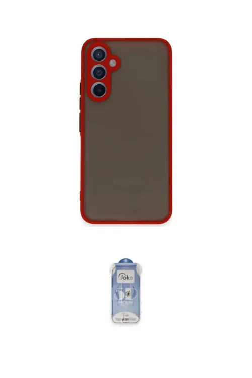 ieg™ Galaxy A54 5G Kılıf Ahenk Çizgi Serisi - Siyah Joko Magic 5D Cam