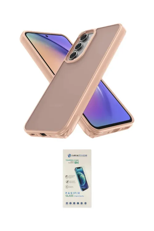 ieg™ Galaxy A54 5G Kılıf Atlas Form - Şeffaf Pasifik Cam Ekran Koruyucu