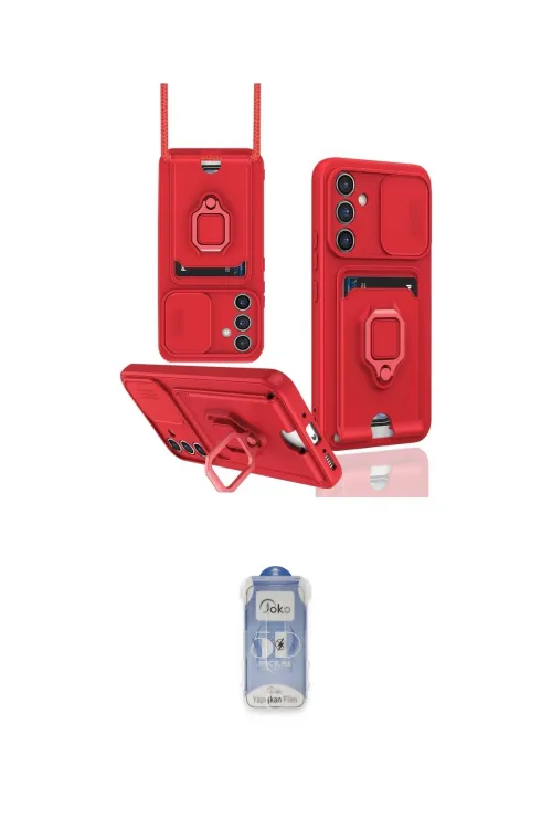 ieg™ Galaxy A54 5G Kılıf Vadi Form Prime - Siyah Joko Magic 5D Cam