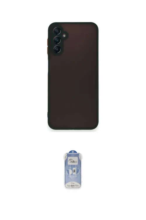 ieg™ Galaxy A55 5G Kılıf Ahenk Çizgi Serisi - Siyah Joko Magic 5D Cam
