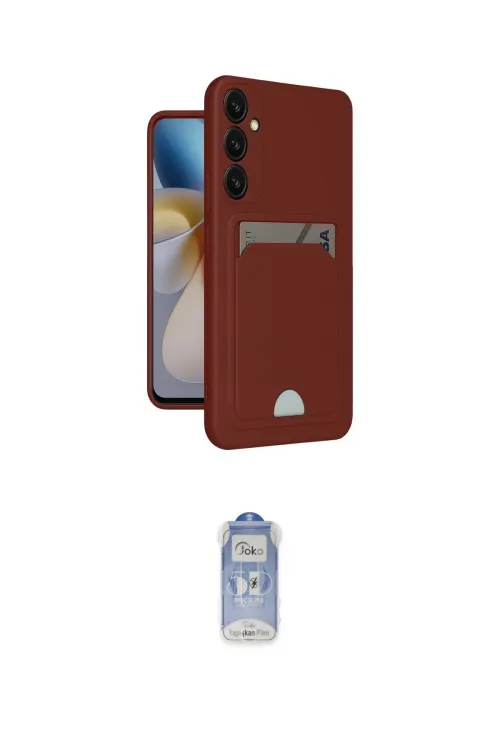 ieg™ Galaxy A55 5G Kılıf Vadi Çizgi Prime - Siyah Joko Magic 5D Cam