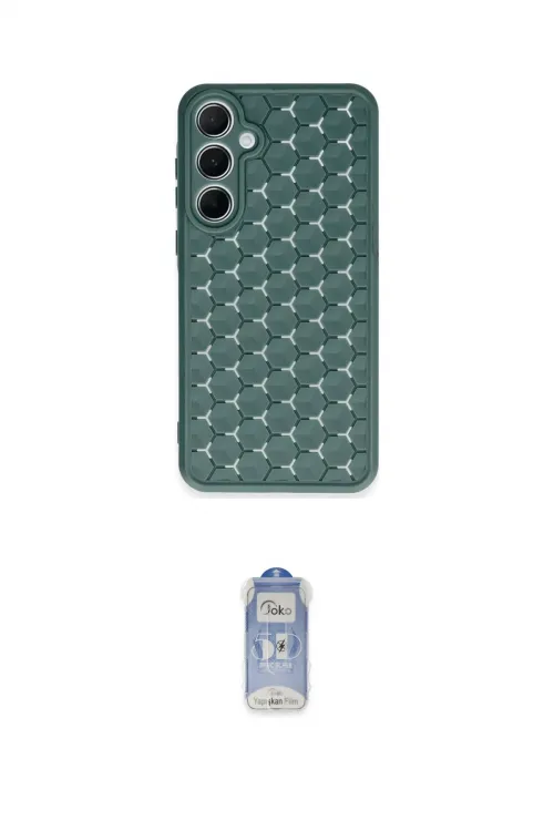 ieg™ Galaxy A55 5G Kılıf Zirve Form - Siyah Joko Magic 5D Cam