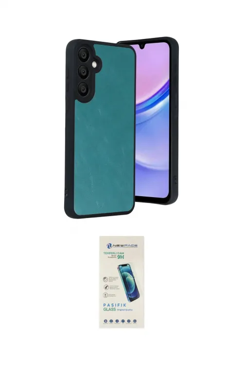 ieg™ Galaxy A57 5G Kılıf Kıvılcım Işık Serisi - Şeffaf Pasifik Cam Ekran Koruyucu