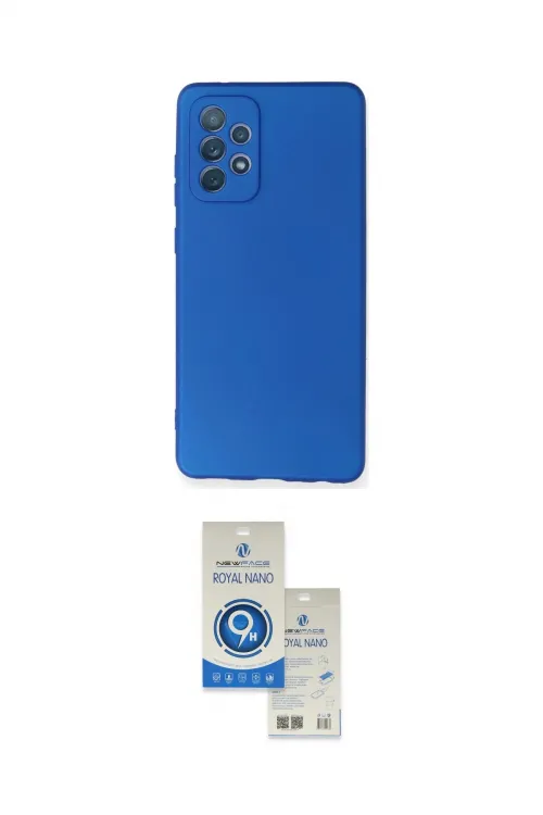 ieg™ Galaxy A72 Kılıf Kozmos Yansıma Özel Seri - Şeffaf Royal Nano Ekran Koruyucu