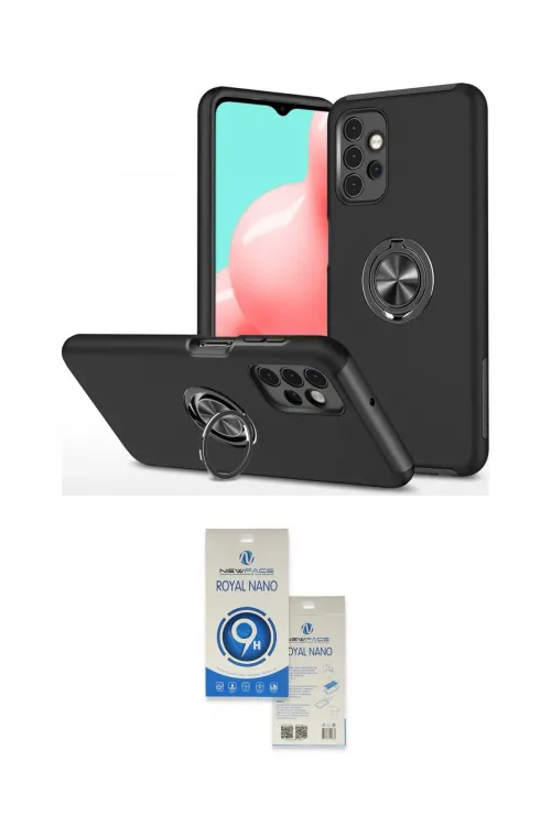 ieg™ Galaxy A72 Kılıf Odak Form Prime - Şeffaf Royal Nano Ekran Koruyucu