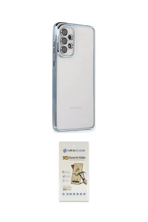 ieg™ Galaxy A73 5G Kılıf Vadi Minimal - Siyah Mat Seramik Nano Ekran Koruyucu