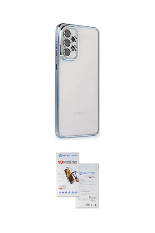 ieg™ Galaxy A73 5G Kılıf Vadi Minimal - Siyah Seramik Nano Ekran Koruyucu