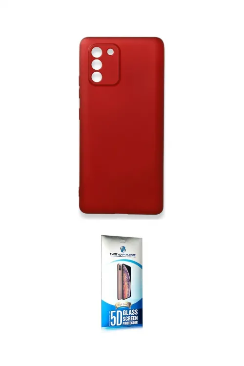 ieg™ Galaxy A91 / S10 Lite Kılıf Kozmos Yansıma Özel Seri - Siyah 5D Eko Cam Ekran Koruyucu