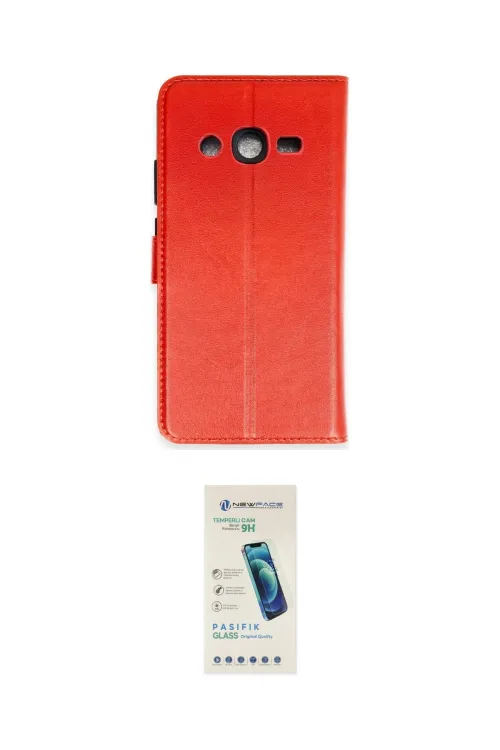 ieg™ Galaxy J7 Kılıf Siluet Işık Serisi - Şeffaf Pasifik Cam Ekran Koruyucu