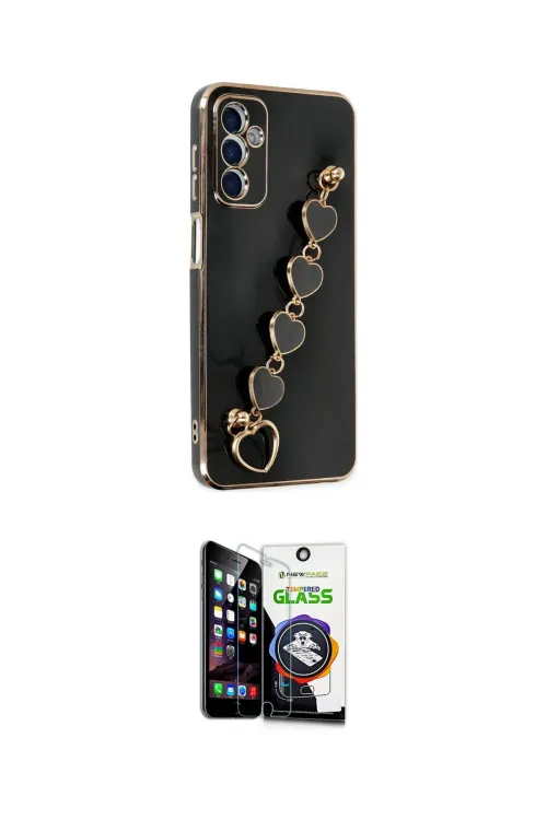 ieg™ Galaxy M23 Kılıf Nova Işık Prime - Şeffaf Temperli Cam Ekran Koruyucu