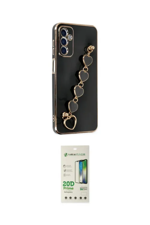 ieg™ Galaxy M23 Kılıf Nova Işık Prime - Siyah 20D Premium Cam Ekran Koruyucu