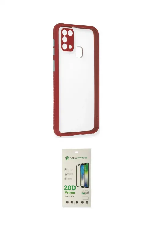 ieg™ Galaxy M31 Kılıf Nova Asil Özel Seri - Siyah 20D Premium Cam Ekran Koruyucu
