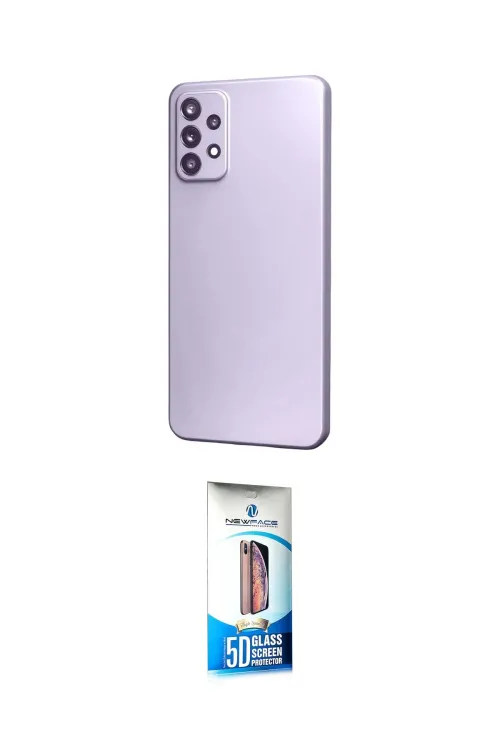 ieg™ Galaxy M31S Kılıf Kozmos Yansıma Özel Seri - Siyah 5D Eko Cam Ekran Koruyucu